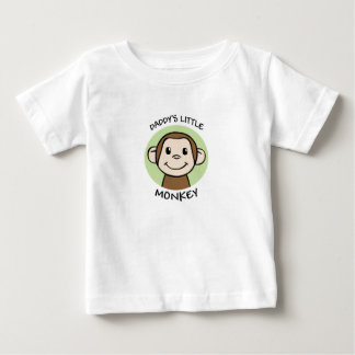 Daddy's Little Monkey Baby T-Shirt