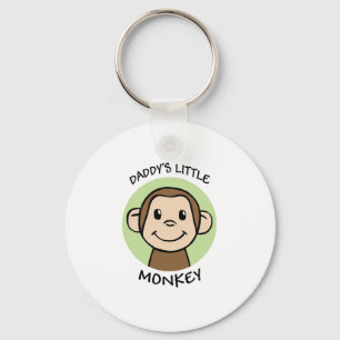 Daddy's Little Monkey Key Ring