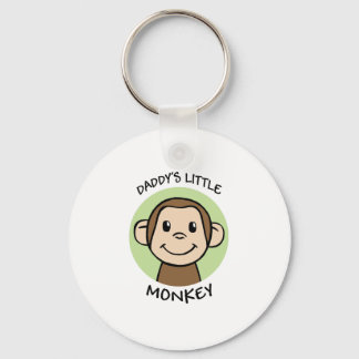Daddy's Little Monkey Key Ring