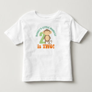 Daddy's Little Monkey Toddler T-Shirt