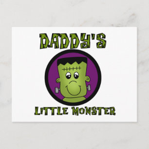 Daddy's Little Monster T-shirts and Gifts Postcard