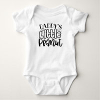 Daddy's Little Peanut Boy Graphic Father's Day