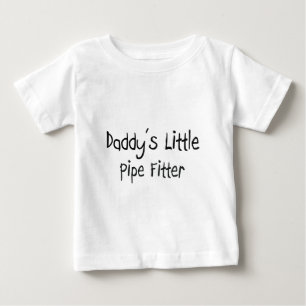 Daddy's Little Pipe Fitter Baby T-Shirt