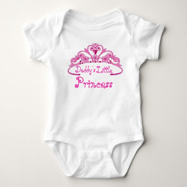 Daddy's Little Princess Baby Bodysuit (Front)