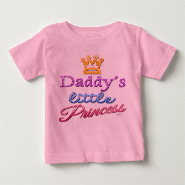 Daddy's Little Princess Baby Toddler T-Shirt (Front)
