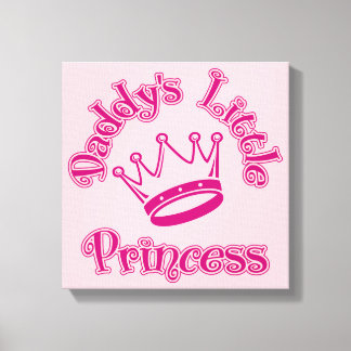 Daddy's Little Princess Canvas Print