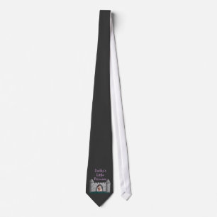 Daddy's Little Princess Custom Photo Black Tie