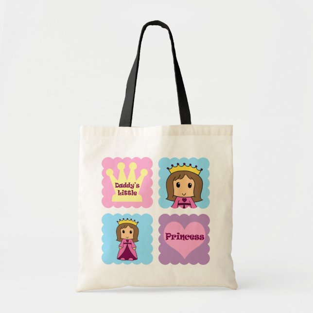 Daddy's Little Princess Tote Bag (Front)