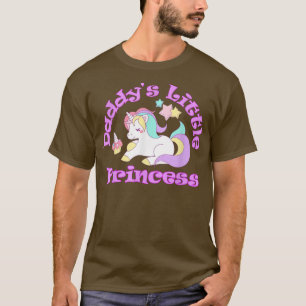 Daddy's Little Princess Unicorn Girl Father's Day  T-Shirt