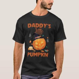 Daddy's Little Pumpkin Funny Halloween Family Matc T-Shirt