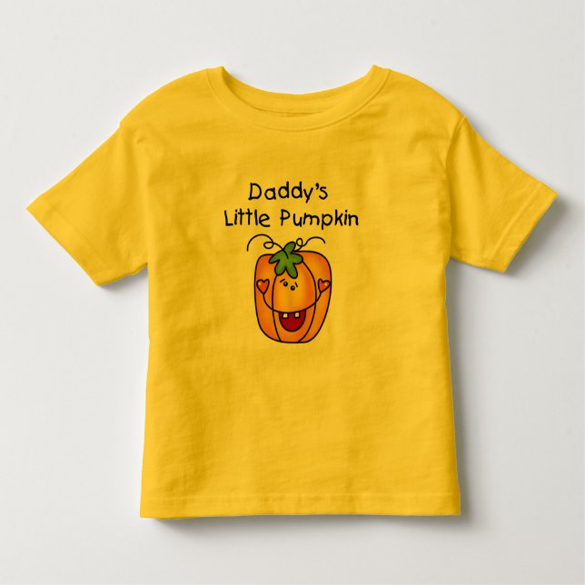 Daddy's Little Pumpkin T-shirts and Gifts (Front)