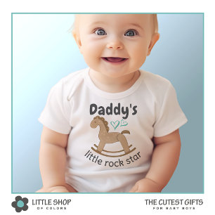 Daddy's Little Rock Star Baby Bodysuit
