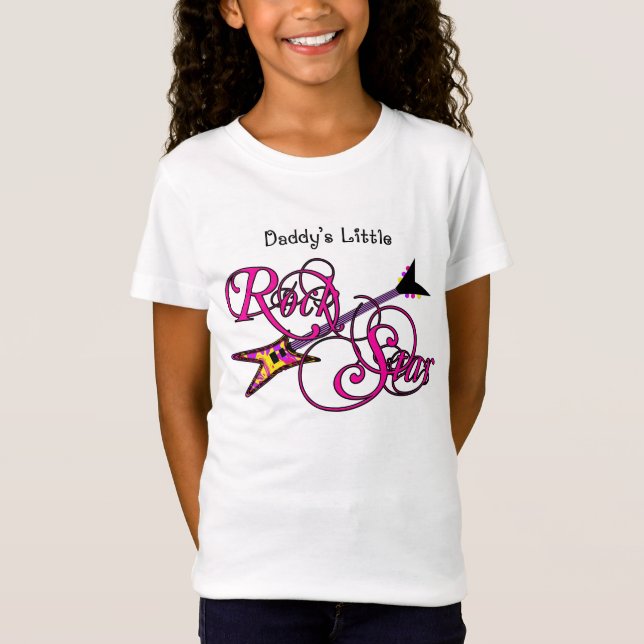 Daddy's Little Rock Star Shirt (Front)