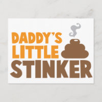 Daddy's little STINKER with cute poo