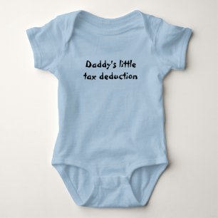 Daddy's little tax deduction baby bodysuit