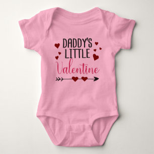 "Daddy's little Valentine" Baby Bodysuit