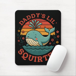 Daddys Little Whale Mouse Pad