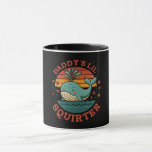 Daddys Little Whale Mug<br><div class="desc">Make waves with cuteness! Our Daddy’s Little Whale Shirt is the perfect gift for little ones who love marine life and adore their dad. This adorable ocean-themed design features a playful baby whale and bold, loving text – a fun way for any child to say “I love you, Daddy!” Perfect...</div>