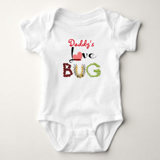 Daddy's Love Bug, Cute & personalised! Baby Bodysuit