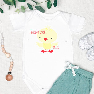 Daddy's other Chick - Cute Baby Bodysuit