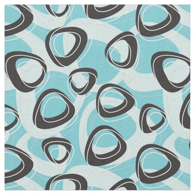 Daddys Pics Turquoise Fabric (Close Up)