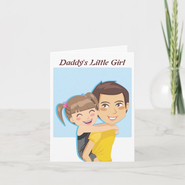 Daddy's Piggyback ride Card (Front)