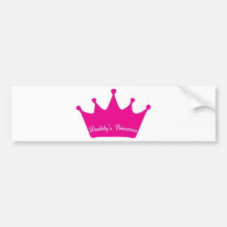 Daddy's Princess Bumper Sticker