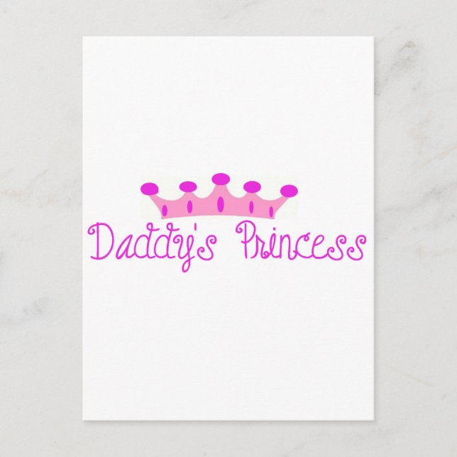 Daddy's Princess Postcard (Front)