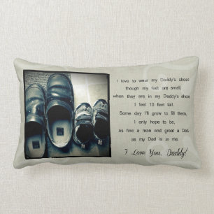 Daddy's Shoes Pillow