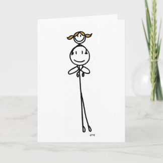 Daddy's Shoulders Card