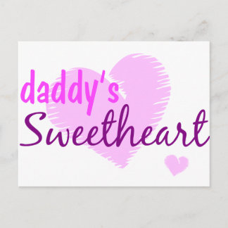 Daddy's Sweetheart Postcard