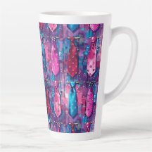 Daddy's Tie Collection Large Ceramic Latte Mug