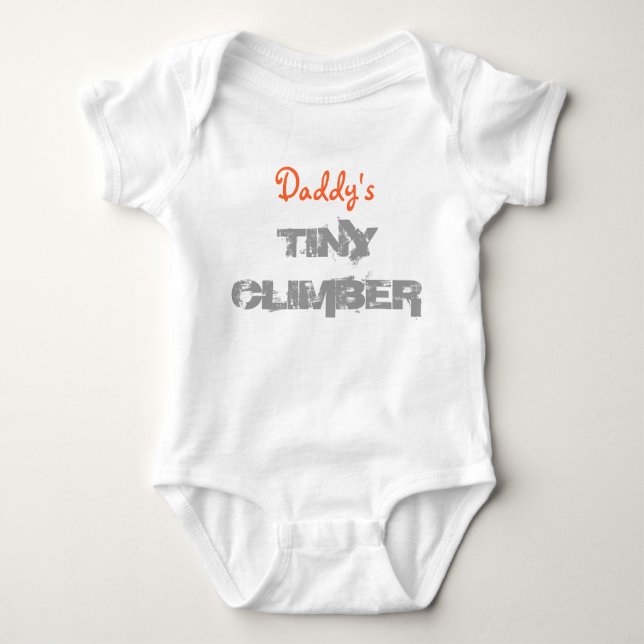 Daddy's tiny climber baby creeper (Front)