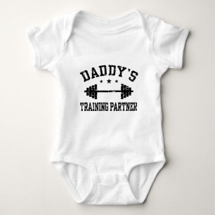 Daddy's Training Partner Baby Bodysuit