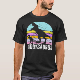 Daddysaurus Dad Father Papa Dinosaur Plus Size T-Shirt