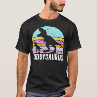 Daddysaurus Dad Father Papa Dinosaur Plus Size T-Shirt