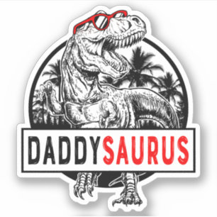 Daddysaurus Daddy Saurus T Rex Father's Day 1WH1