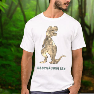 Daddysaurus Dinosaur Birthday Party Dad T-Shirt