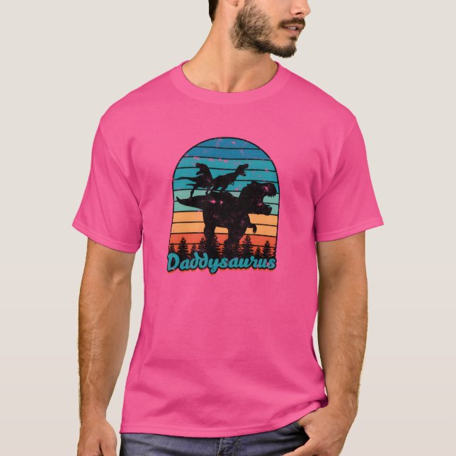Daddysaurus Father T-Shirt (Front)