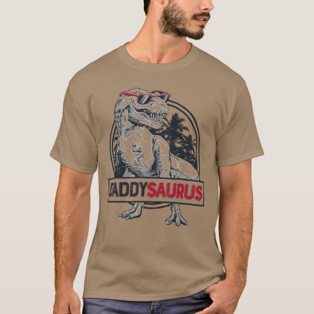Daddysaurus Fathers Day Gifts  Daddy T-Shirt (Front)