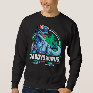 Daddysaurus Fathers Day Rex Dinosaur Daddysaurus M Sweatshirt