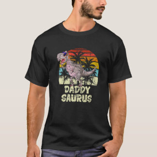Daddysaurus rex Daddy Saurus Dinosaur T-Shirt
