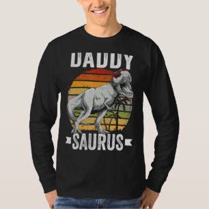 Daddysaurus  Rex Dinosaur Dad Saurus Family Matchi T-Shirt