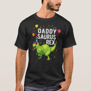Daddysaurus T Rex Dinosaur Daddy Family Matching N T-Shirt