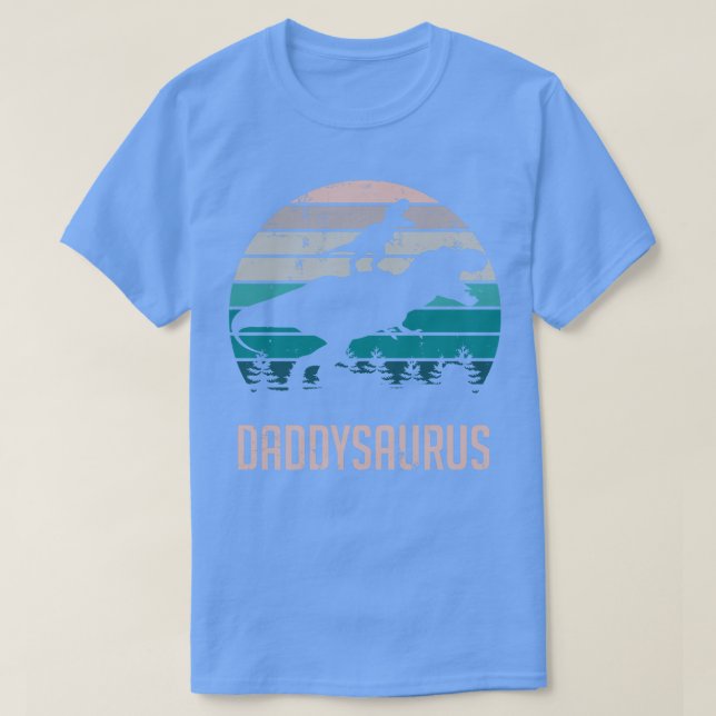 Daddysaurus TRex Dinosaur T-Shirt (Design Front)