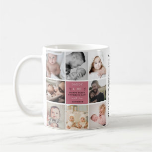 'Daddyy & Me' 1st Father's Day Photo Collage mug