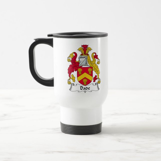 Dade Family Crest Travel Mug (Left)