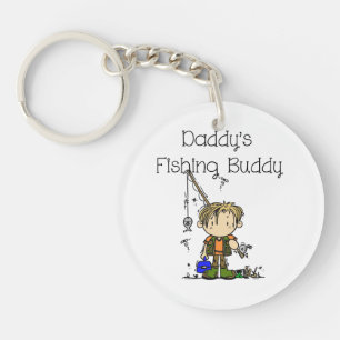 DADFISHINGBUDDY.png Key Ring