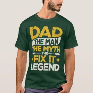 Dadhe Manhe Mythhe Fi It Legend Fathers Day Handym T-Shirt