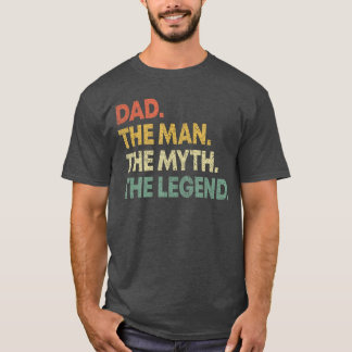Dadhe Manhe Mythhe Legend Men Dad Gift Fathers Day T-Shirt